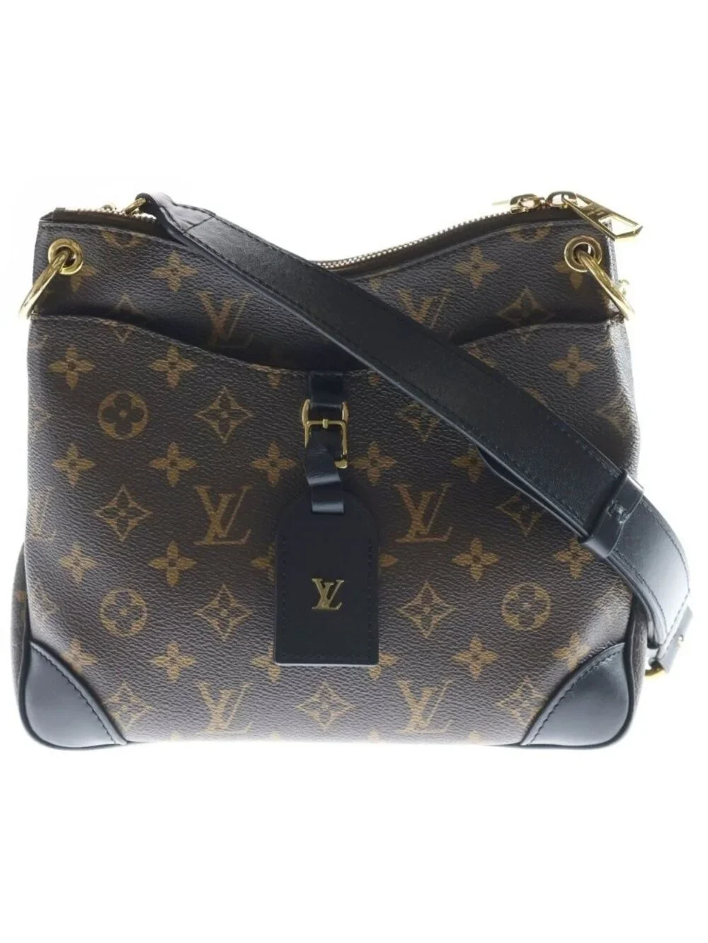 Louis Vuitton Odeon NM PM Shoulder Back Monogram Leather Brown